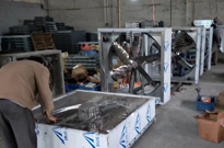 訂購的負壓風機包裝和打開方法？